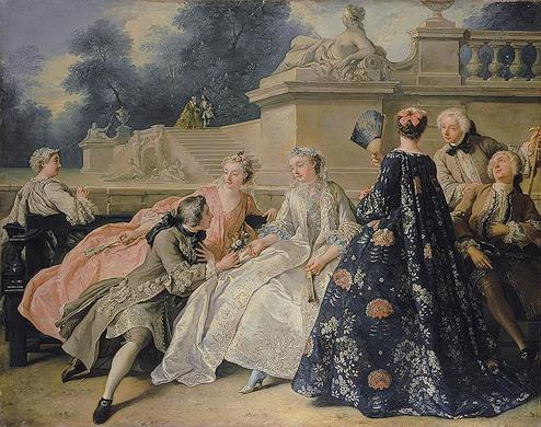 The Declaration Of Love by Jean-Francois de Troy, 1731